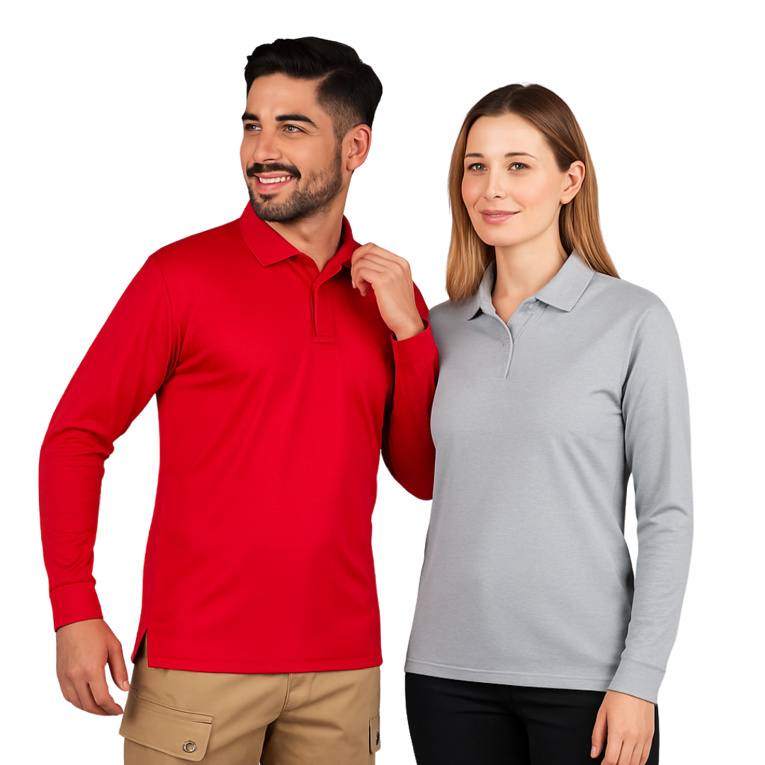 Long Sleeve Polo Shirt PremierCollections