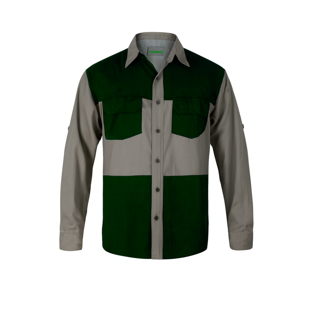 Ladies Two Tone Safari Bush Shirt PremierCollections