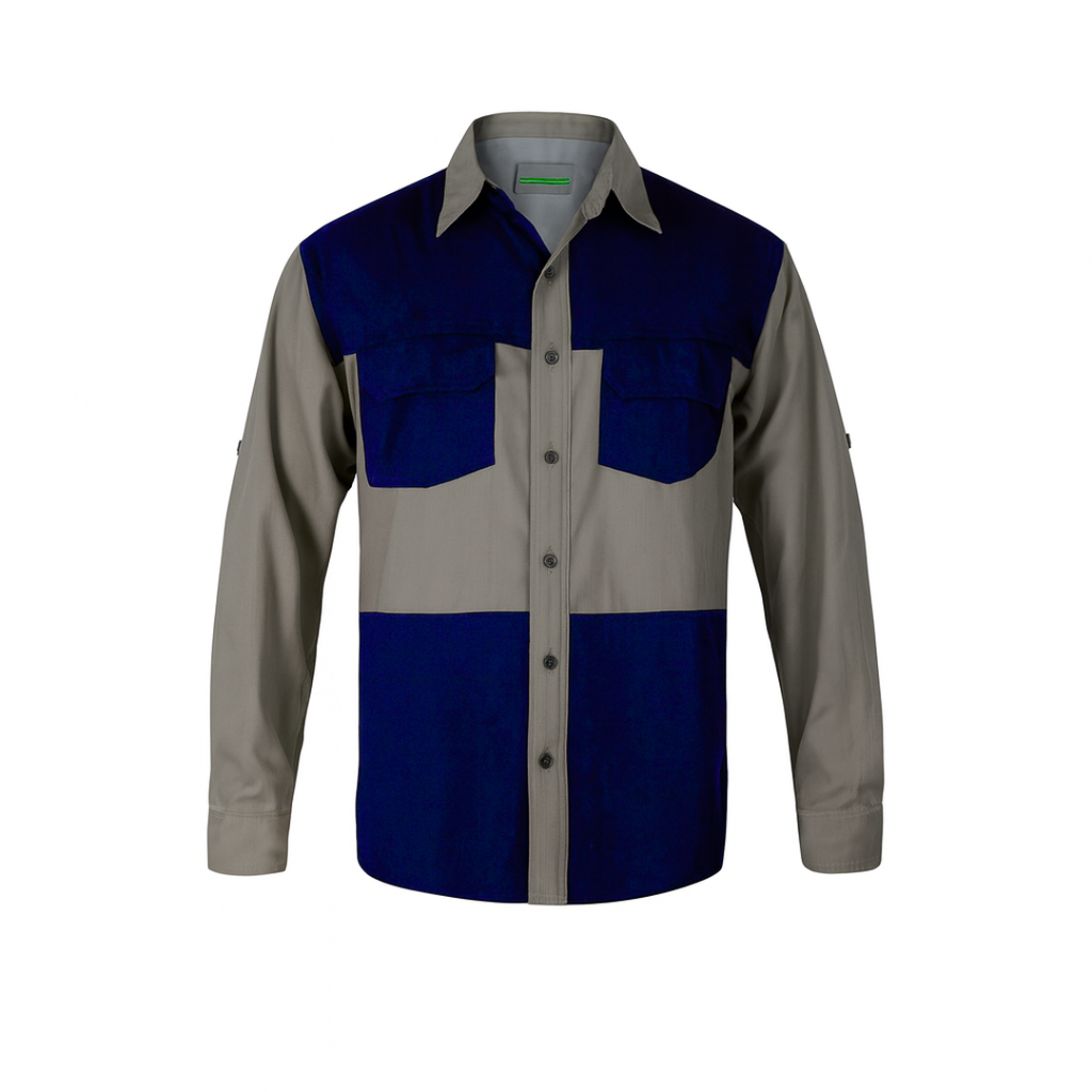 Ladies Two Tone Safari Bush Shirt PremierCollections