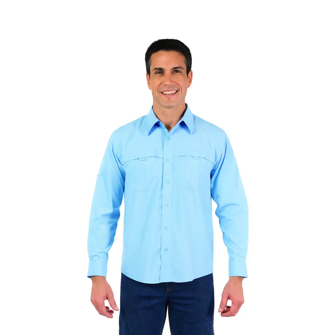 Mens Safari Bush Shirt - Long Sleeve PremierCollections
