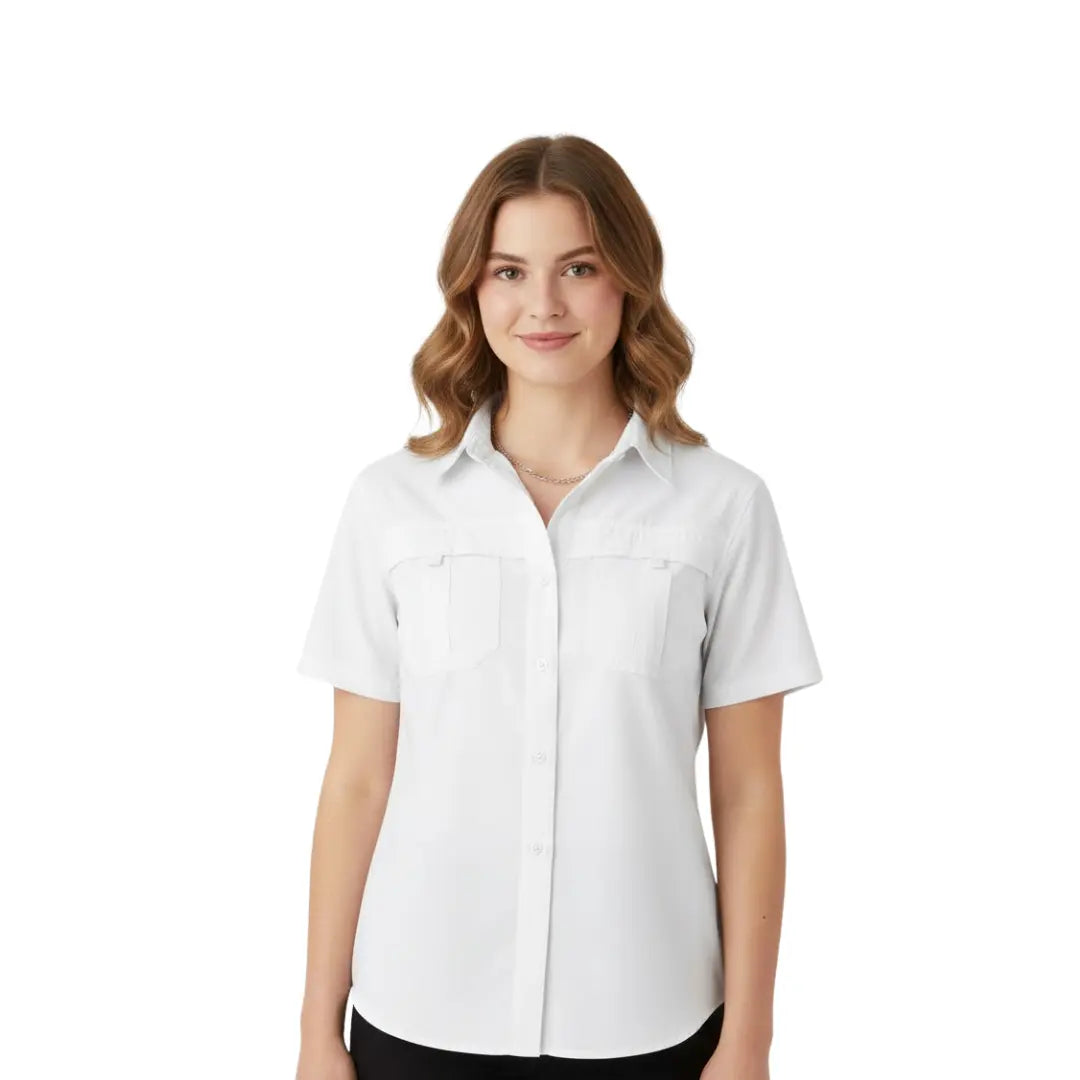 Ladies Safari Bush Shirt - Short Sleeve PremierCollections
